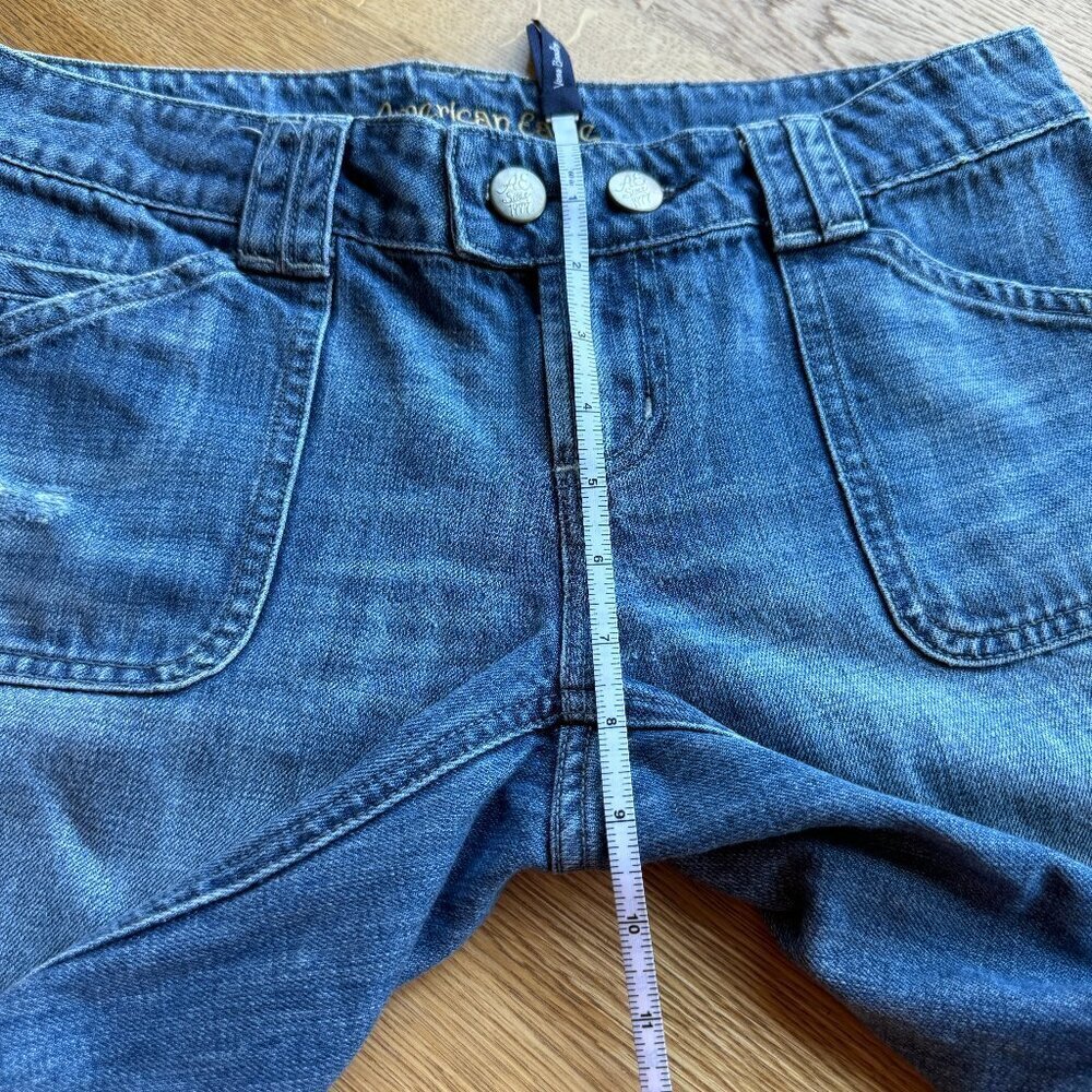 American Eagle Vintage Bermuda Shorts Distressed Size 8 - Picture 9 of 10